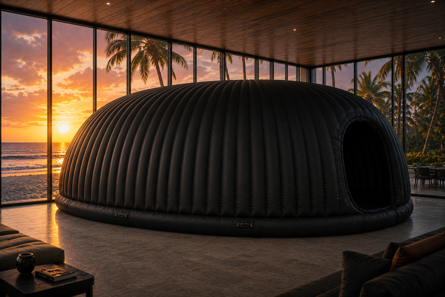 Snug Yoga heated dome pod